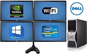 Графическая станция / ИГРОВОЙ ПК ⭐ Dell Precision T7500 ✅ 2х Xeon 5660 12 ядр по 3,2ГГц 24 потока / ОЗУ 24 / Новый SSD 240 + 2Х HDD 1ТБ /+  видеокарта ✅ НОВАЯ на выбор