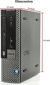 Системный блок Dell OptiPlex 9020 USFF ✅ I3 - 4150, GEN 4, 4Ядра, SOCKET 1150 / Лицензия Win 10