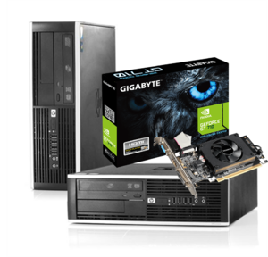Игровой системный блок HP Compaq 8200 ELITE sff на i5 - 2400 и GeForce GT 710