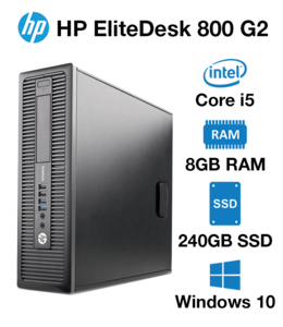 Современный системный блок HP EliteDesk 800 G2 ✅ i5-6500 /Intel HD Graphics 530 на 1ГБ с поддержкой 4К
